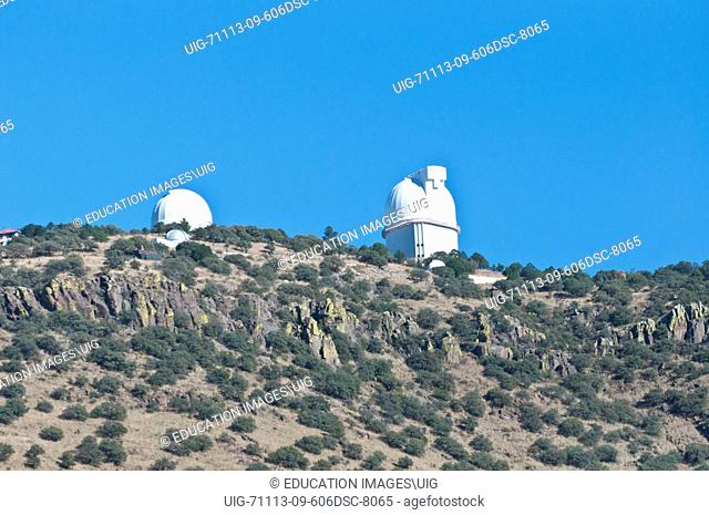 Fort Davis, McDonald Observatory, Exterior Views of Both Observatory Buildings