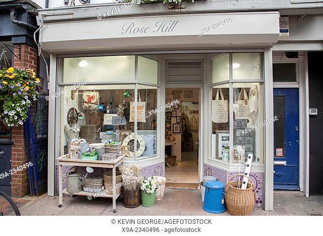 Rose Hill Shop; Kensington Gardens, Brighton
