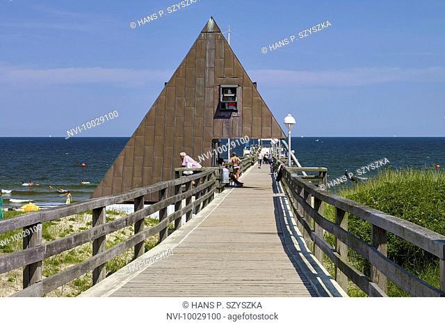 Pier, Koserow, Usedom, Mecklenburg-Western Pomerania, Germany