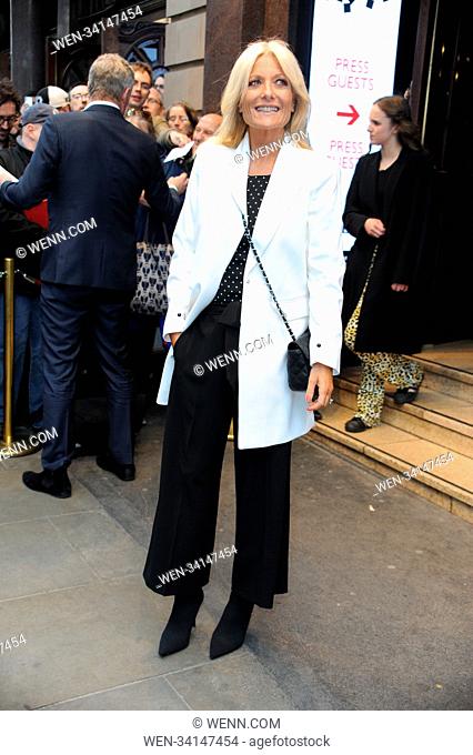 Arrivals for 'Chess' Press Night at the London Coliseum Featuring: Gaby Roslin Where: London, United Kingdom When: 01 May 2018 Credit: WENN.com