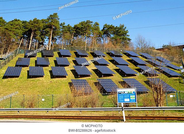 solar plant, Germany, Schleswig-Holstein, Geesthacht