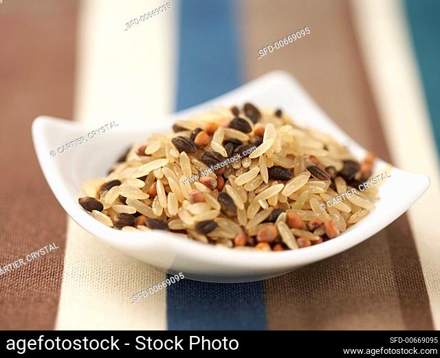 Small Bowl of Brown Rice Medley