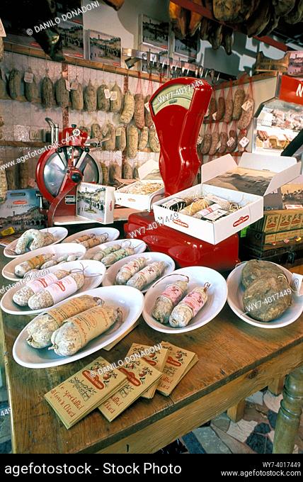 falorni butcher's shop, greve in chianti, italy