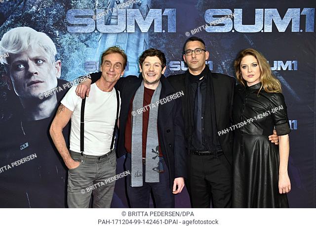 Actors AndrÃ© Hennicke (left to right), Iwan Rheon, director Christian Pasquariello and actress Zoe Grisedale and actor AndrÃ© Hennicke arriving to the premiere...