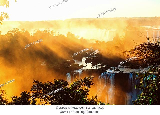 Iguazu Falls. Argentina. Brazil. Paraguay. South America