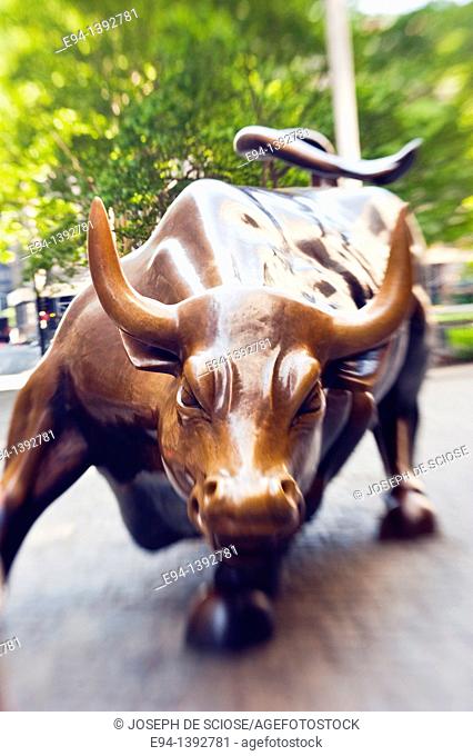 Charging Bull, which is sometimes referred to as the Wall Street Bull or the Bowling Green Bull, is a 3, 200 kilograms 7