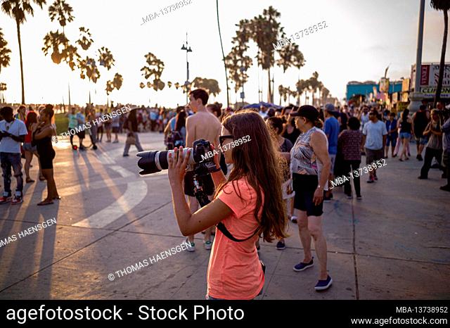 Lifestyle at Venice Beach in Los Angeles, California, USA