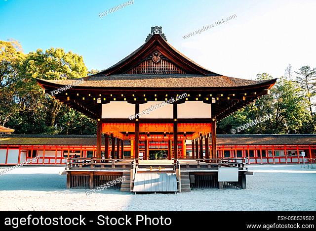Shimogamo Shrine in Kyoto, Japan