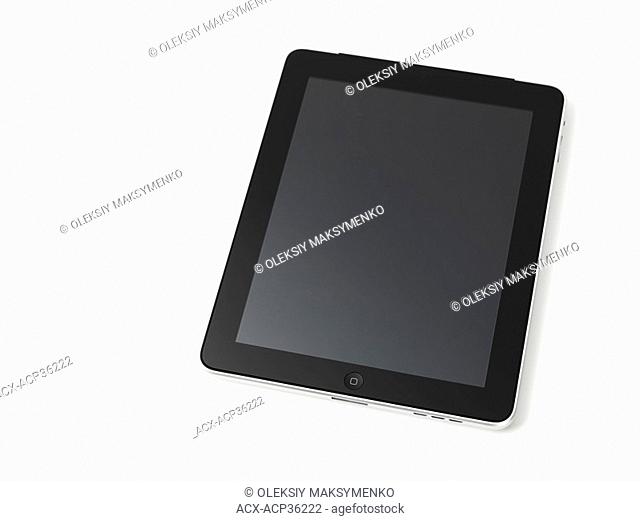 Apple iPad 3G tablet isolated on white background