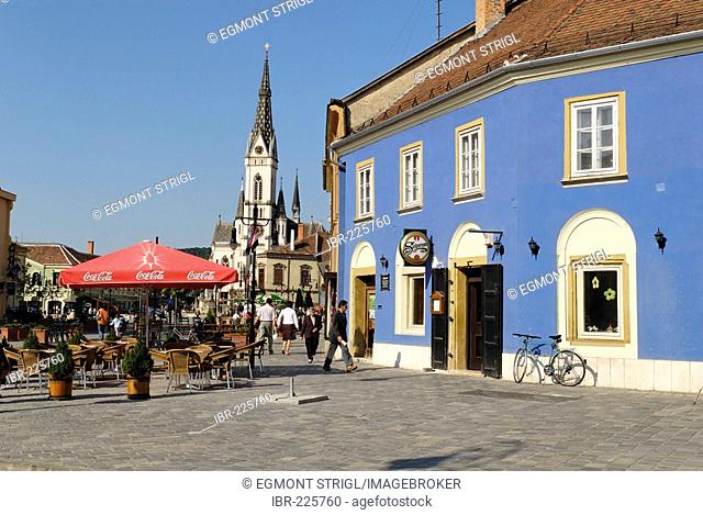 Historic old town of Koeszeg, Hungaria