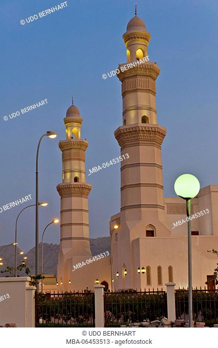 Arabia, Arabian peninsula, Sultanate of Oman, peninsula Musandam, Khasab, sultan Qaboos Moschee
