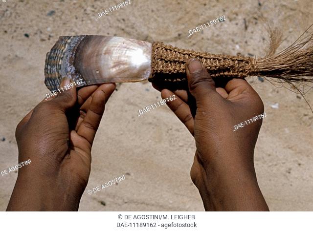Shell currency, a gift to the groom's future in-laws, Caroline islands, Micronesia