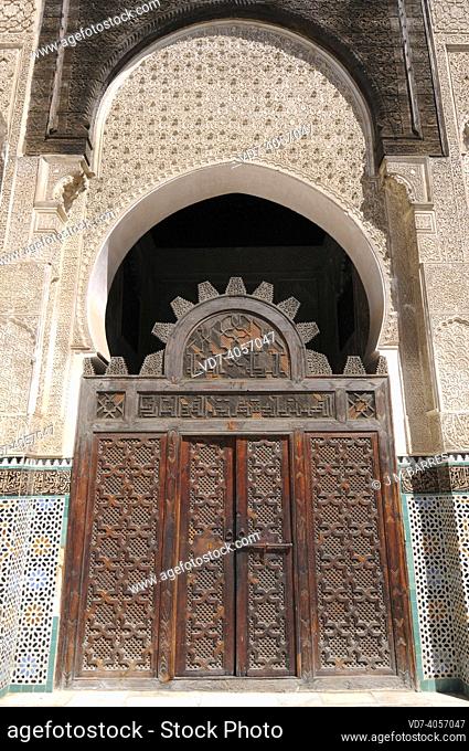 The Bou Inania Madrasa (14th century). Fez, Morocco