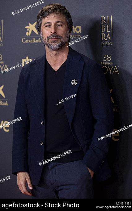 Hugo Silva attended Candidates To Goya Cinema Awards Dinner Party 2024 Photocall at Florida Park on December 19, 2023 in Madrid, Spain