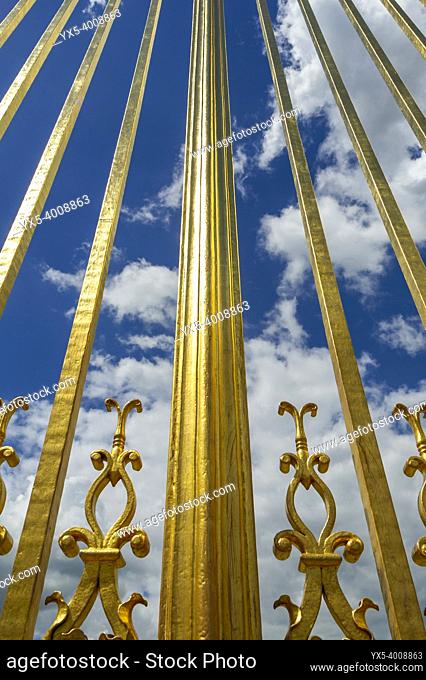 Gilded fence of Versailles Palace