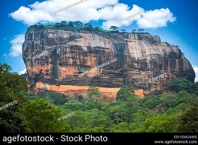 Sigiriya (Lion's rock) is an ancient rock fortress and palace ruin of Sri Lanka, surrounded by the remains of an extensive network of gardens, reservoirs