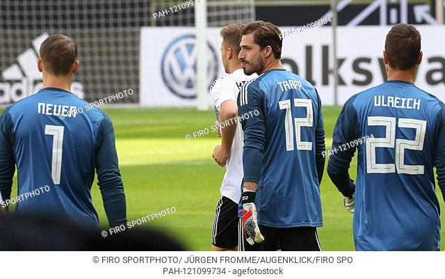 firo: 05.06.2019 Football, 2019/2020 National Team Germany Day of the Fans Training Game, DFB Up Close Manuel Neuer and Kevin Trapp and Sven Ulreich | usage...