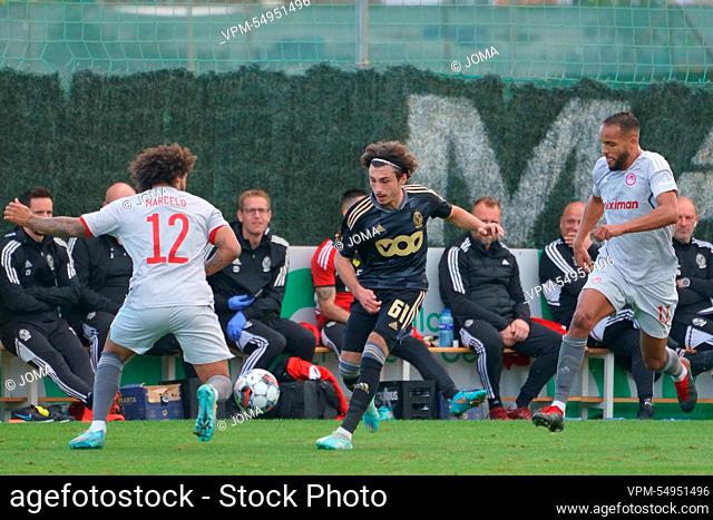 Standard's Cihan Canak pictured during a friendly game between Standard and Greek team Olympiakos Piraeus at the winter training camp of Belgian first division...