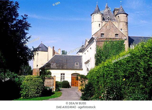 France - Nord-Pas de Calais - Wisques - Castle or St. Paul's Abbey (Abbaye Saint Paul)