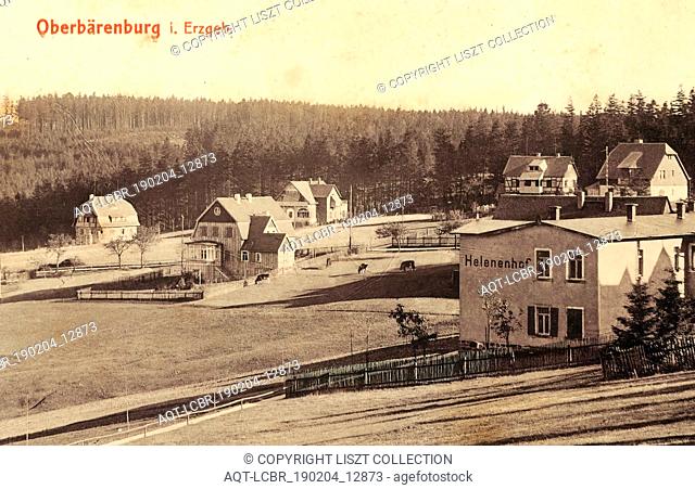 Buildings in Landkreis SÃ¤chsische Schweiz-Osterzgebirge, BÃ¤renburg, 1912, Landkreis SÃ¤chsische Schweiz-Osterzgebirge, OberbÃ¤renburg, Germany