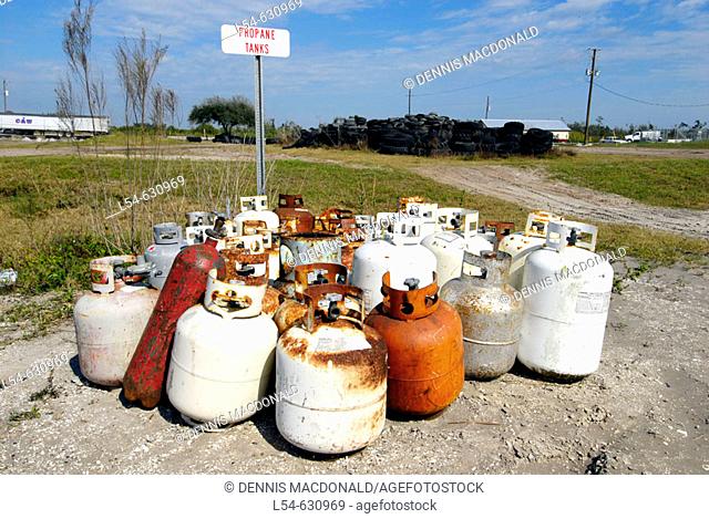 Reduce Reuse Recycle propane gas tanks