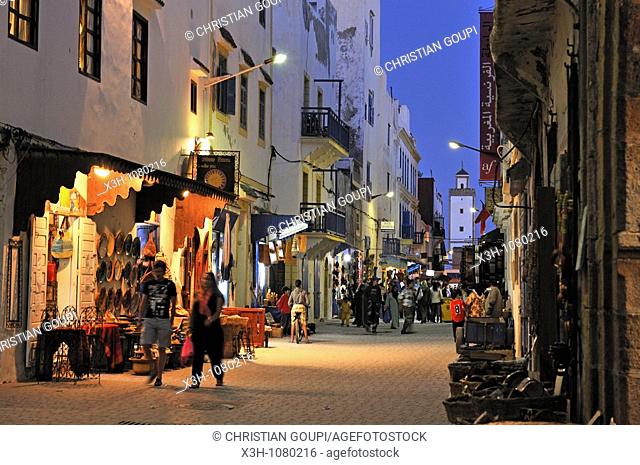 Laflouj street, Medina of Essaouira, Morocco, North Africa