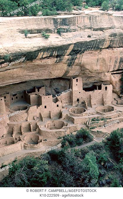 Anasazi indian ruins. Mesa Verde NP. Colorado. USA