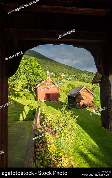 historic farm in Favang, Norway