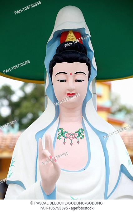 Sung Hung pagoda. Goddess of Mercy, Avalokitesvara Bodhisattva. Phu Quoc. Vietnam. | usage worldwide. - Duong Dong/Phu Quoc/Vietnam