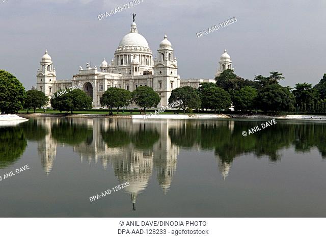 Heritage Victoria Memorial Hal ; Calcutta ; West Bengal ; India
