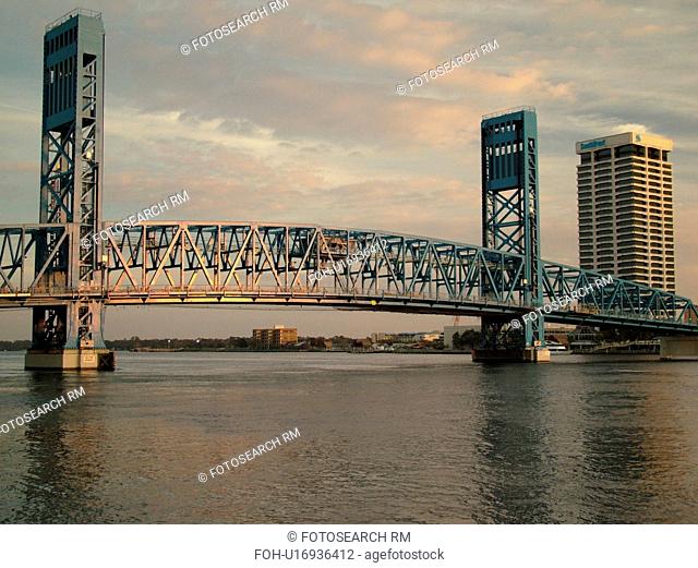 Jacksonville, FL, Florida, Main Street Bridge spans the St. Johns River
