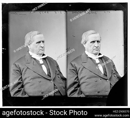 Judge Nathan Clifford, 1865-1880. Creator: Unknown