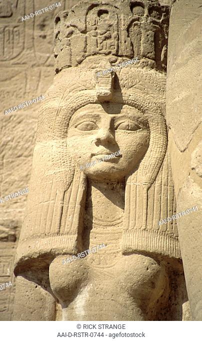Queen Nefertari, Temple Ramses II, Abu Simbel, Upper Egypt