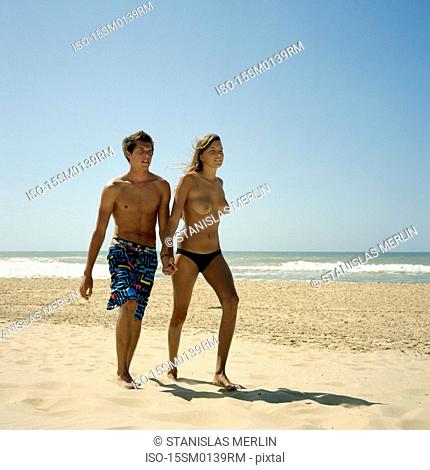 Nude beach couples