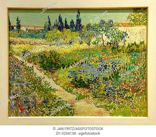 'garden at Arles' from Vincent van Gogh, GEM, Gemeentelijk Museum Den Haag, Netherlands