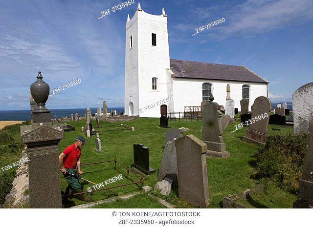 Church of Ireland at ballingtoy, dates to 1813 but the earliest grave is from 1696