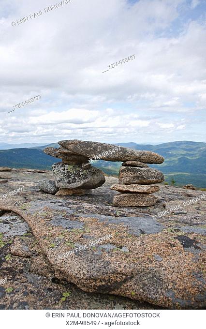 Baldface Circle Trail during the summer months  Located in the White Mountains, New Hampshire USA