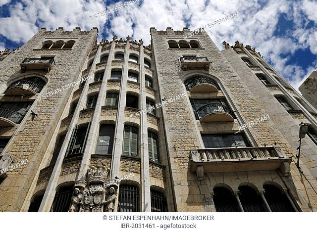 Edifici annex Caixa, Via Laietana, Barcelona, Catalonia, Spain, Europe, PublicGround