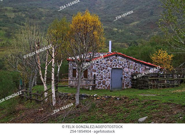 Shepherd cabins in San Isidro pass, Asturias, Spain