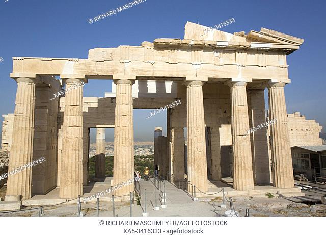 Propylaea (or Propylaia), Acropolis, Athens, Greece