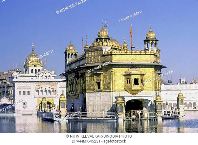 Golden temple ; Amritsar ; Punjab ; India