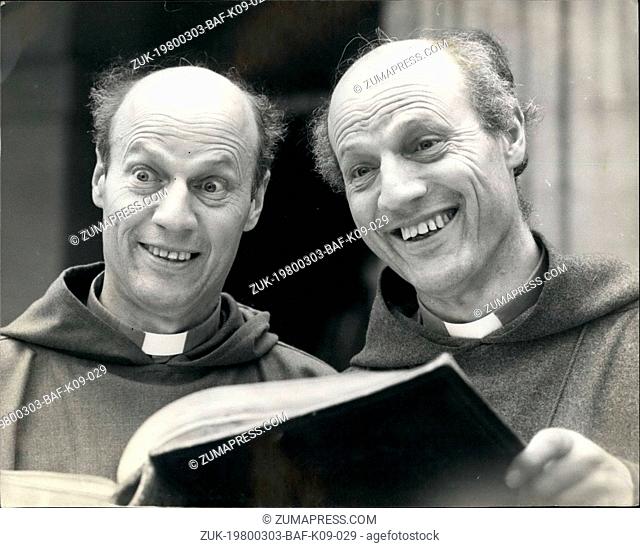 Mar. 03, 1980 - Identical Twins Become Bishops: Twin brothers of 48, identical in looks and voice, are soon to be among the bishops in the Church of England
