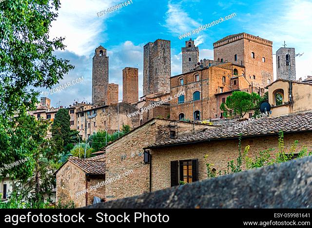 The medieval towers of San Gimignano, that made this tuscan village one of the Unesco World Heritage Sites
