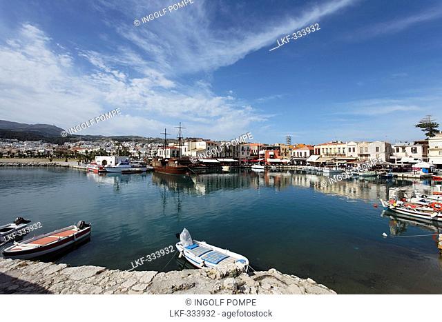 Old venetian port, Rethymnon, Crete, Greece