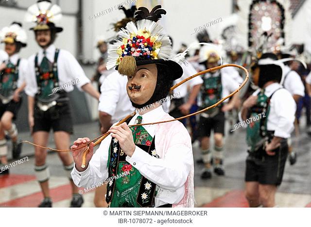 Mullerlaufen parade in Thaur, carnival tradition, Tyrol, Austria