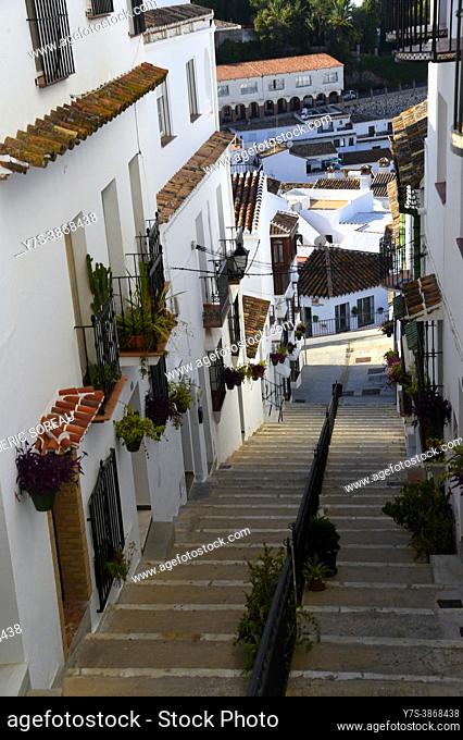 White village Mijas, Costa del Sol Malaga province, Andalusia, Spain