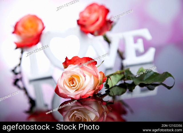 Love, Valentine's day concept, heart background