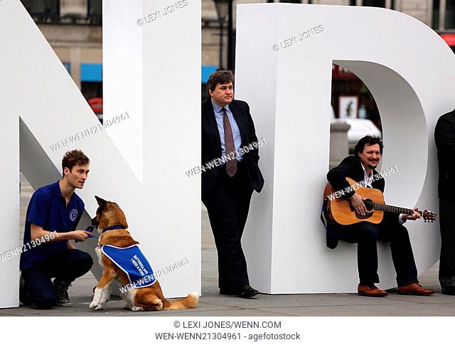 Photocall at Trafalgar Square to launch the new dot London domain name Featuring: Kit Malthouse Where: London, United Kingdom When: 29 Apr 2014 Credit: Lexi...