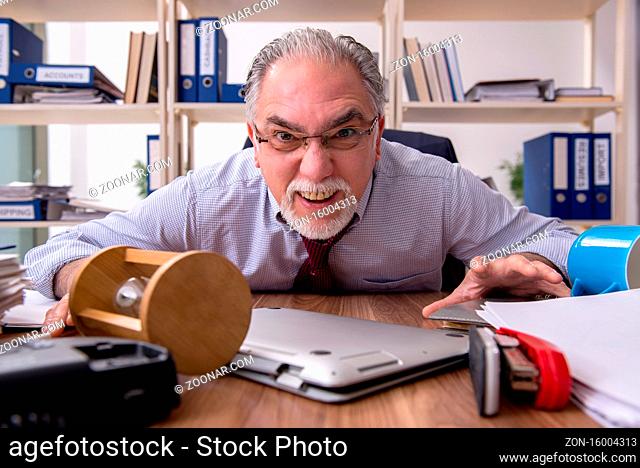 Old employee unhappy with excessive work