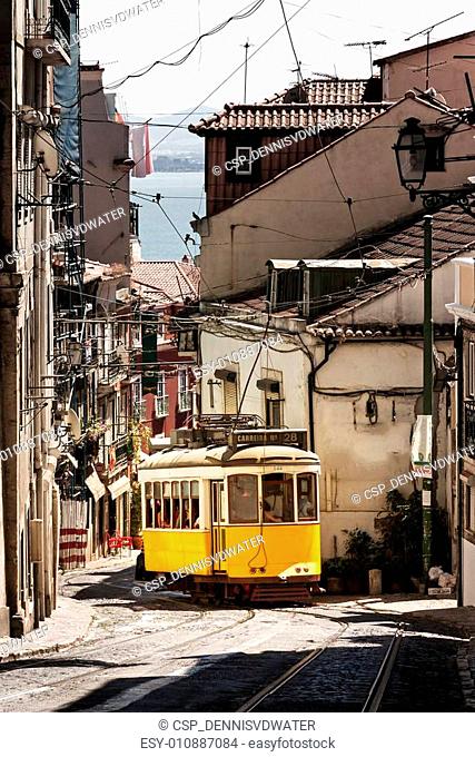 Retro tram Lisbon
